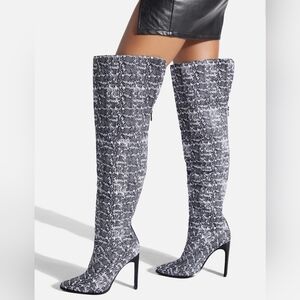 ShoeDazzle Stylish Thigh-High Boots